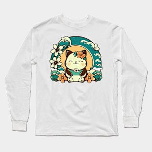 Zen Hawaii Kitty Long Sleeve T-Shirt